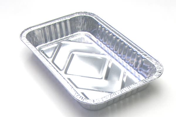 RUF192 hot sale rectangle foil airline food packing containe